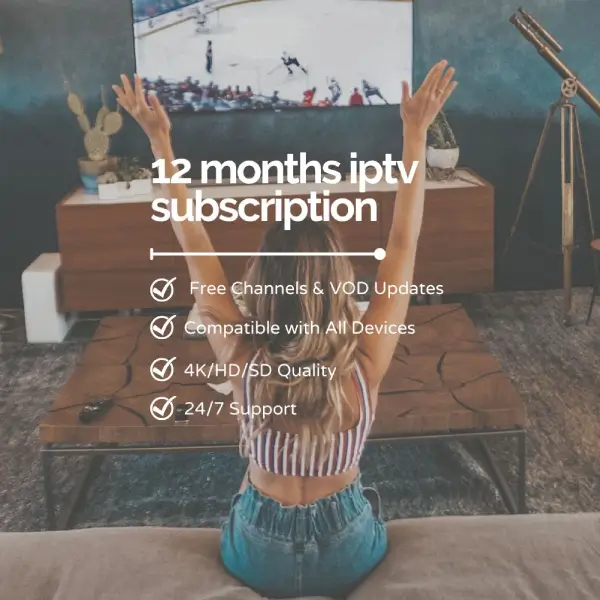 12 months smarters iptv subscription